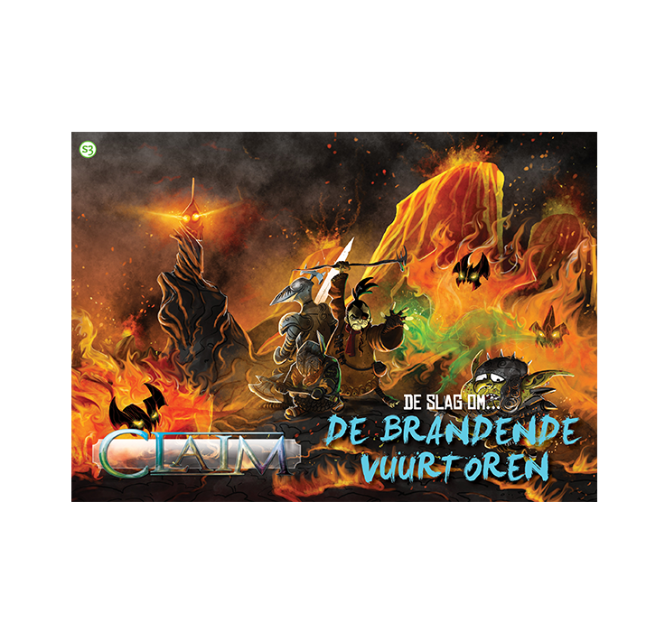 Claim Kaartspel Scenariokaart S3 De Brandende Vuurtoren van White Goblin Games