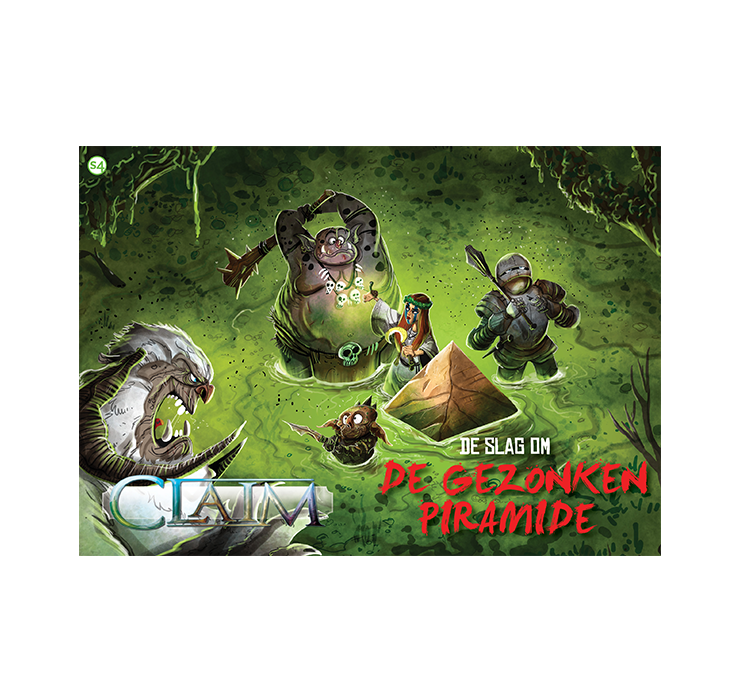 Claim Kaartspel Scenariokaart S4 De Gezonken Piramide van White Goblin Games