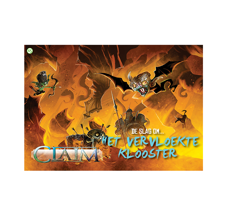 Claim Kaartspel Scenariokaart S5 Het Vervloekte Klooster van White Goblin Games