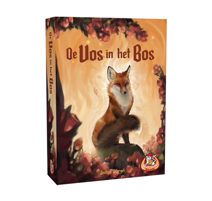 De Vos in het Bos is een 2 persoons Kaartspel met een vos op de cover van White Goblin Games