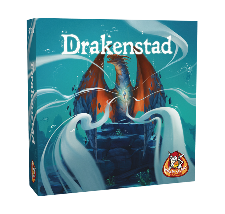 Drakenstad is een Kaartspel voor 2 personen met draken van White Goblin Games