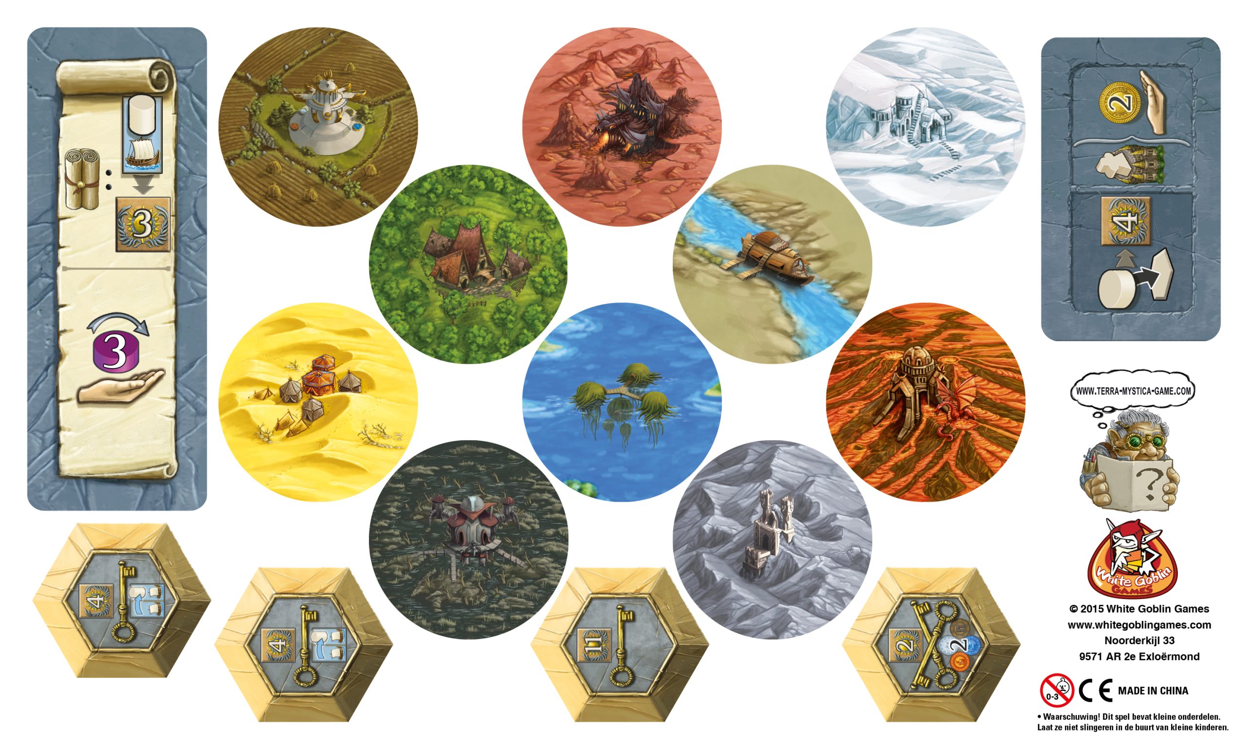 Terra Mystica Promo 2015 van White Goblin Games
