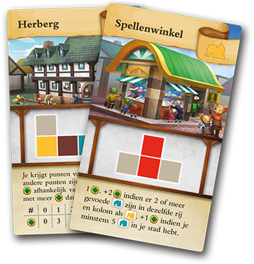 Tiny Towns Promo Herberg Spellenwinkel van White Goblin Games