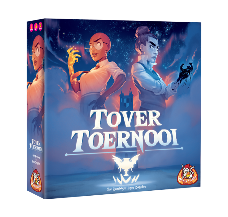 Tover Toernooi is een magisch spel voor 2 personen van White Goblin Games