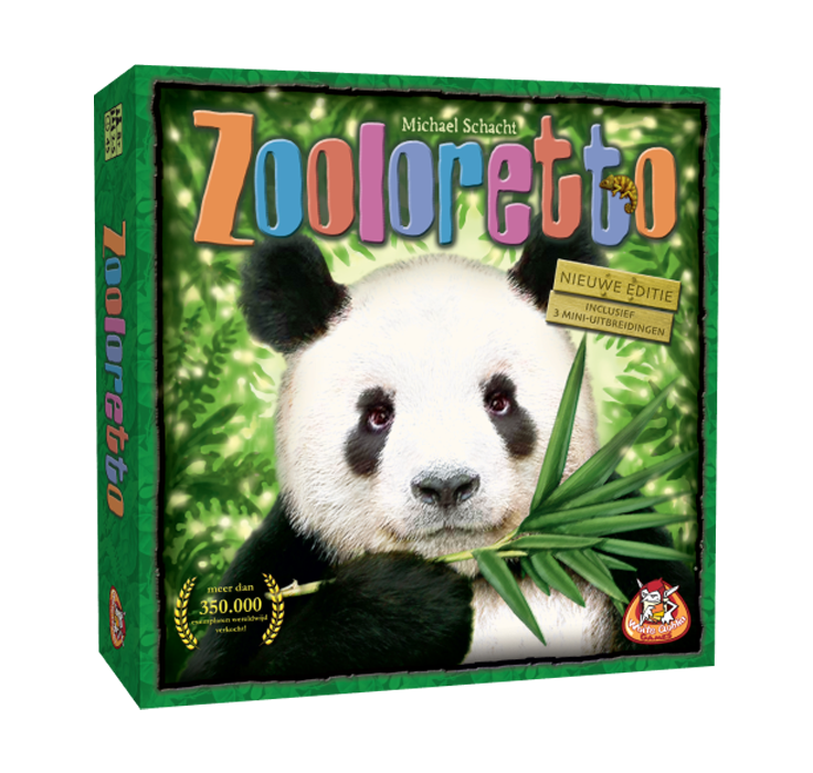 Zooloretto - familiespel - spel waarbij je directeur bent van een dierentuin met panda op de doos